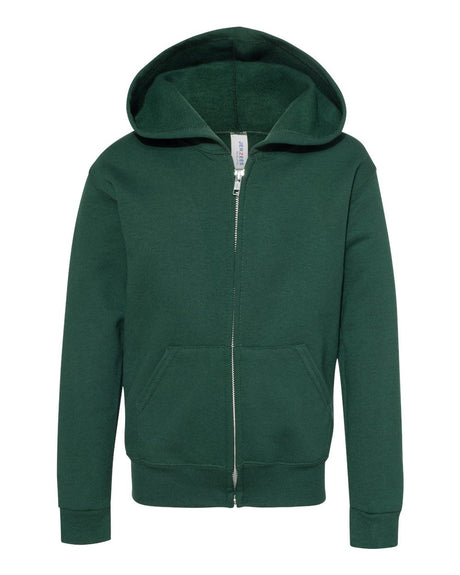 JERZEES® NuBlend Youth Full-Zip Hooded Sweatshirt