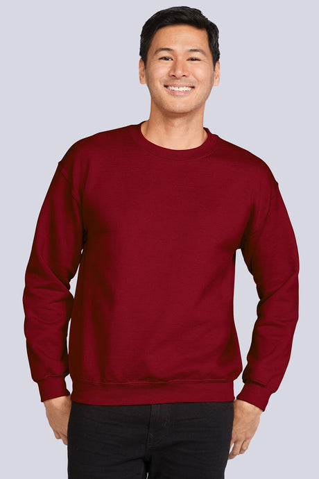 Sudadera Gildan Heavy Blend con cuello redondo - Ajuste cómodo y cálido premium