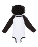 Infant Fine Jersey Hooded Long Sleeve Bodysuit with Ears