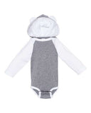 Infant Fine Jersey Hooded Long Sleeve Bodysuit with Ears