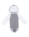 Infant Fine Jersey Hooded Long Sleeve Bodysuit with Ears