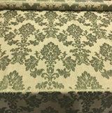 Grove Damask Deluxe Forest Drapery Reversible Fabric - Forest Damask, 60" Width (By The Yard)
