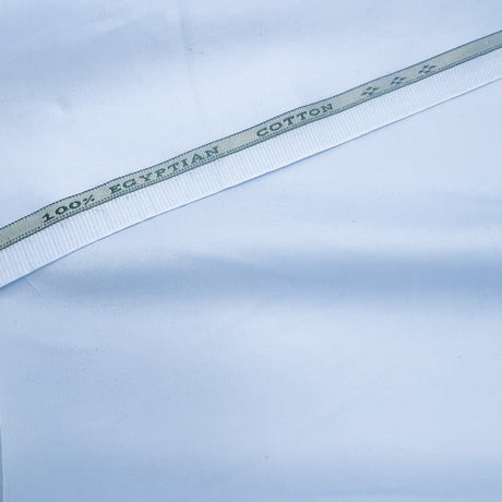 Light Blue Pima Cotton Shirting Fabric - Light Blue, Shirting Fabric, 56" Width (1 Yard)