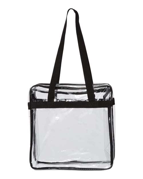 OAD Clear Tote with Zippered Top