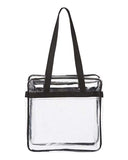 OAD Clear Tote with Zippered Top