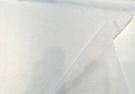 Sunbrella Outdoor Acrylic Fabric - White Vortex Sheer Curtain, 118" Double Wide (1 Yard)