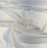 Sunbrella Outdoor Acrylic Fabric - White Vortex Sheer Curtain, 118" Double Wide (1 Yard)