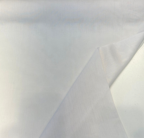 Sunbrella Outdoor Acrylic Fabric - White Vortex Sheer Curtain, 118" Double Wide (1 Yard)