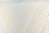 Sunbrella Outdoor Acrylic Fabric - White Vortex Sheer Curtain, 118" Double Wide (1 Yard)