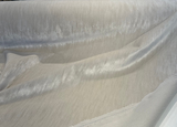 Waverly Kashmiri Velvet Fabric - Oat Beige Solid Color, 55" Width (1 Yard)