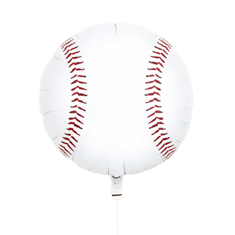 Baseball Foil Balloon 14 Inch Round