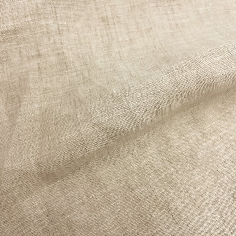 Natural Linen Fabric - Off-White, 60" Width