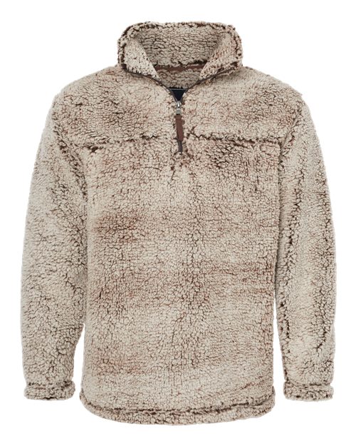 Unisex Sherpa Fleece Quarter-Zip Pullover