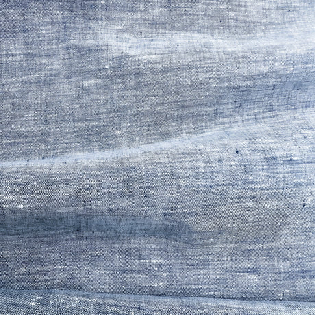 Blue Linen Fabric - Blue, 60" Width (1 Yard)