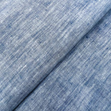 Blue Linen Fabric - Blue, 60" Width (1 Yard)