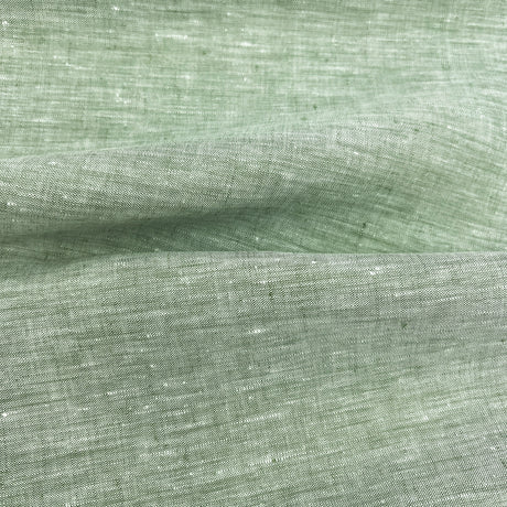 Green Linen Fabric - Green, 60" Width