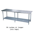 Stainless Steel Work Table 30" (D) x 108" (W)
