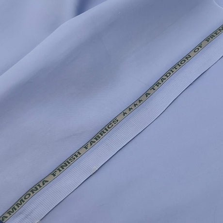 Periwinkle Pima Cotton Shirting Fabric - Periwinkle, Shirting Fabric, 56" Width
