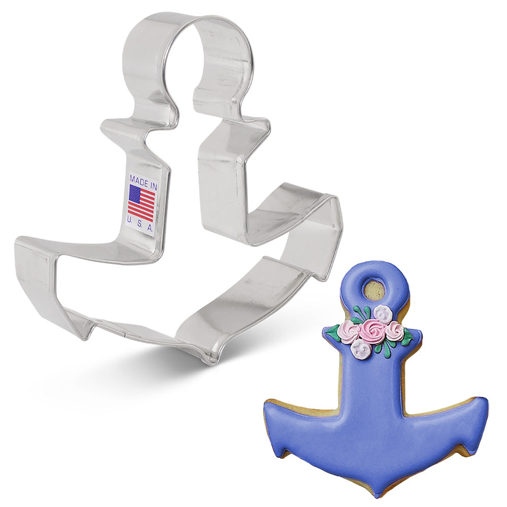 Ann Clark Anchor Boat Ship Cookie Cutter 4"