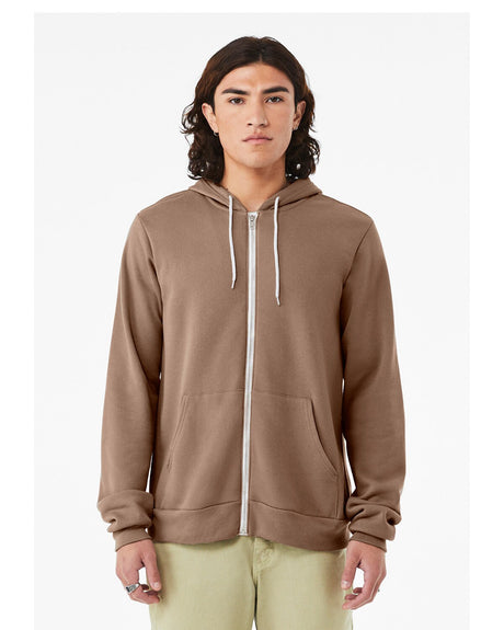 Bella + Canvas® Sponge Fleece Full-Zip Hoodie Sweatshirt