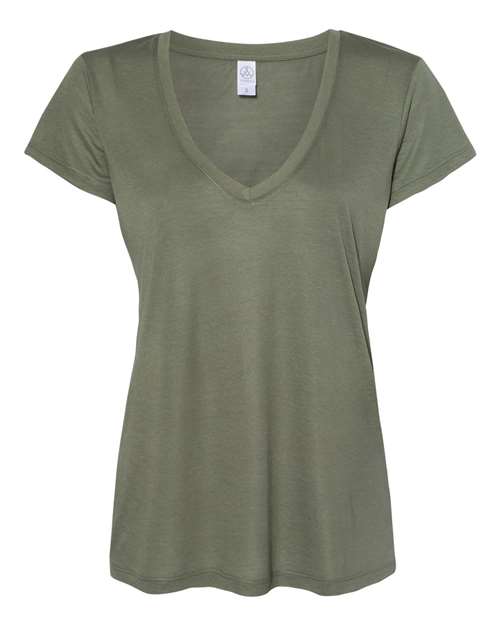 Women's Slinky Jersey V-Neck Tee