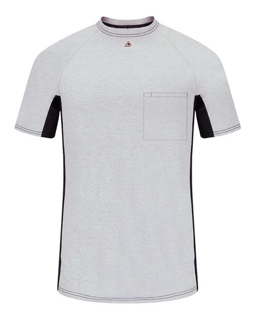 Bulwark Men's FR Two-Tone Base Layer with Concealed Chest Pocket