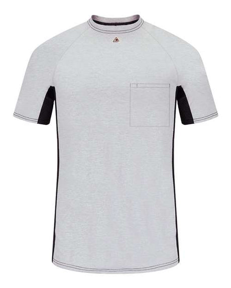 Bulwark Men's FR Two-Tone Base Layer with Concealed Chest Pocket