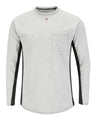 Bulwark MPS8 Men's Long Sleeve FR Two-Tone Base Layer with Concealed Chest Pocket