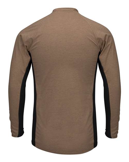 Long Sleeve FR Two-Tone Base Layer with Concealed Chest Pocket - EXCEL FR