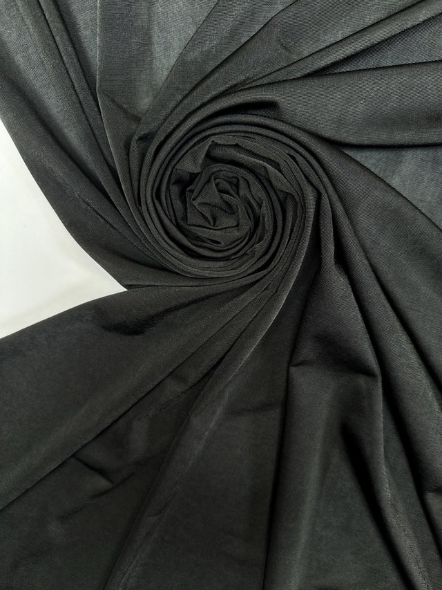 Black Polyamide Elastane Knitted Lining