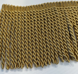 Dark Antique Gold Bullion Fringe Trim - Gold, 6" Width (1 Yard)