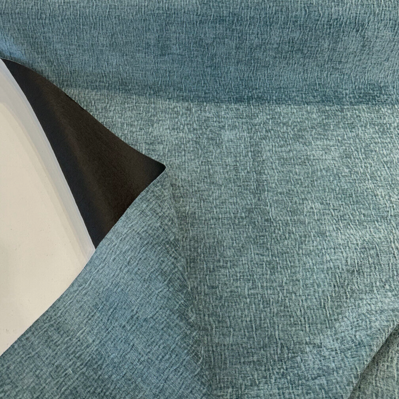 Serenity Chenille Fabric - Turquoise Textured, 55" Width (1 Yard)