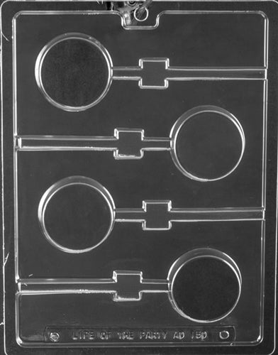 Plain Sandwich Cookie Lolly Chocolate Mold - LPAO150