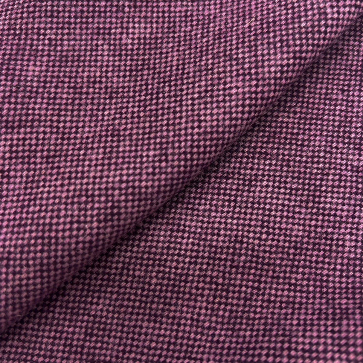 Mauve Tweed Wool Fabric - Mauve, Tweed, 58" Width