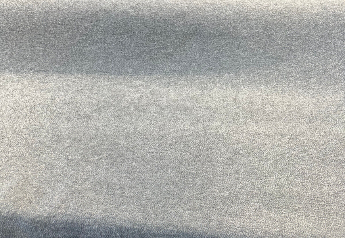 Sunbrella Chenille Lionheart Iceland Gray Acrylic Fabric - Gray Chenille, 54" Width (1 Yard)