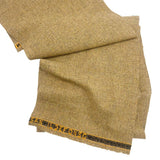 Golden Yellow Donegal Tweed Wool Fabric - Golden Yellow, Tweed, 58" Width (1 Yard)