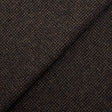 Chocolate Brown Donegal Tweed Wool Fabric - Brown Tweed, 58" Width