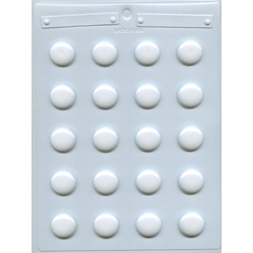 Round Flat Mint Hard Candy Mold (8H-5049)*