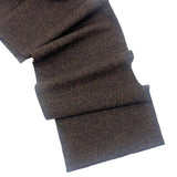Chocolate Brown Donegal Tweed Wool Fabric - Brown Tweed, 58" Width