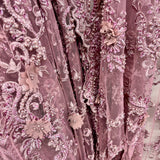 3D Floral Lace Embroidered Mesh