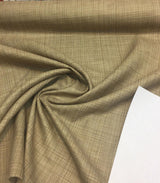 P/K Alena Plaid Linen Style Fabric - Beachnut, Sand Plaid, 9" Repeat (1 Yard)