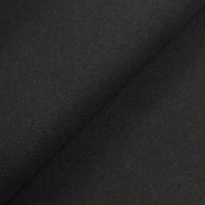 Charcoal Wool/Cashmere Blend Fabric - Charcoal, 58" Width