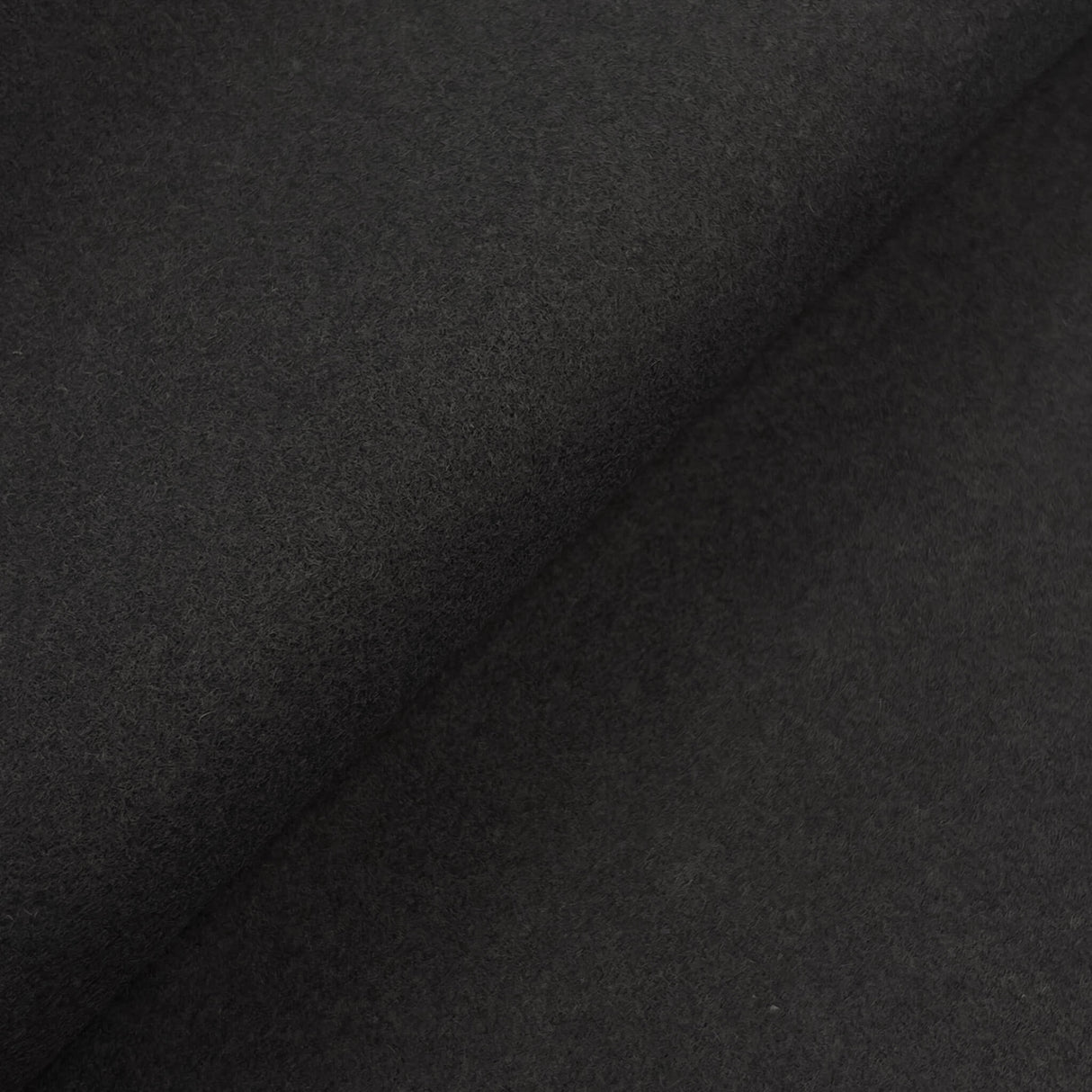 Charcoal Wool/Cashmere Blend Fabric - Charcoal, 58" Width