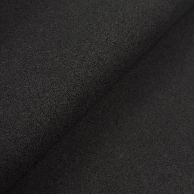 Charcoal Wool/Cashmere Blend Fabric - Charcoal, 58" Width