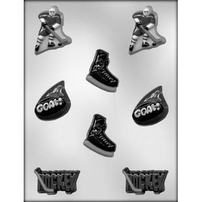 Hockey Assortment Chocolate Mold