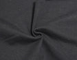 Cotton Sweatshirt Fleece Knit Black