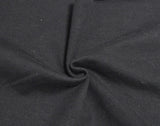 Cotton Blend Sweatshirt Fleece Black