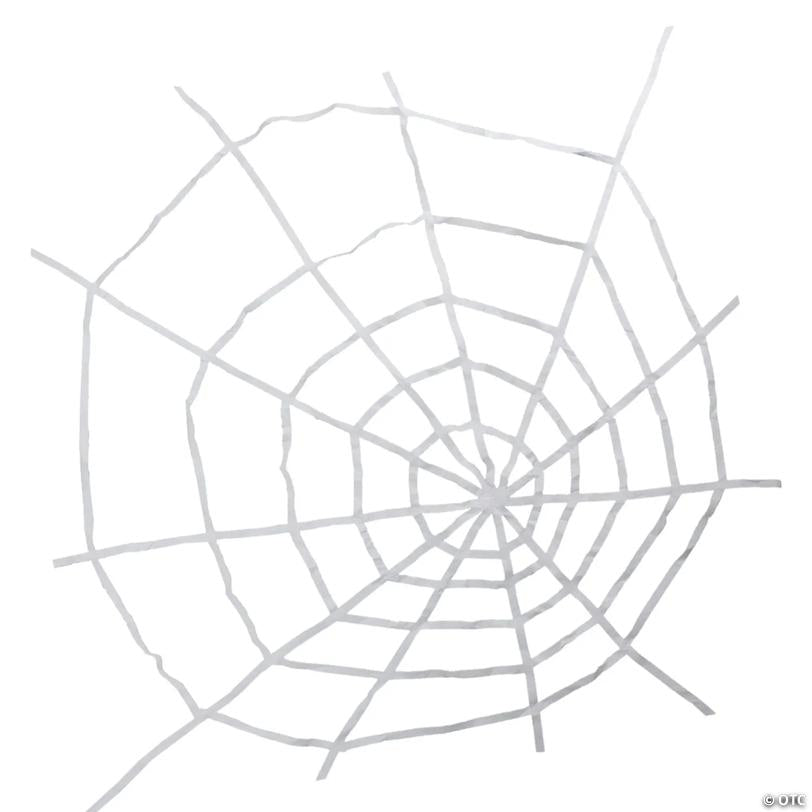 80" Spooky Spider Web Halloween Hanging Decoration
