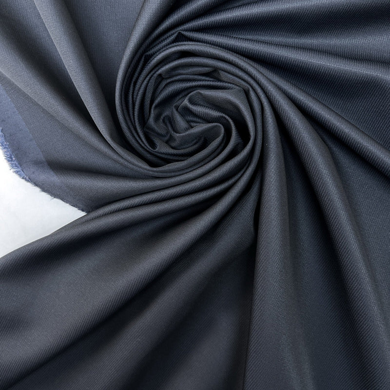 Wool Suit Fabric Blue Black