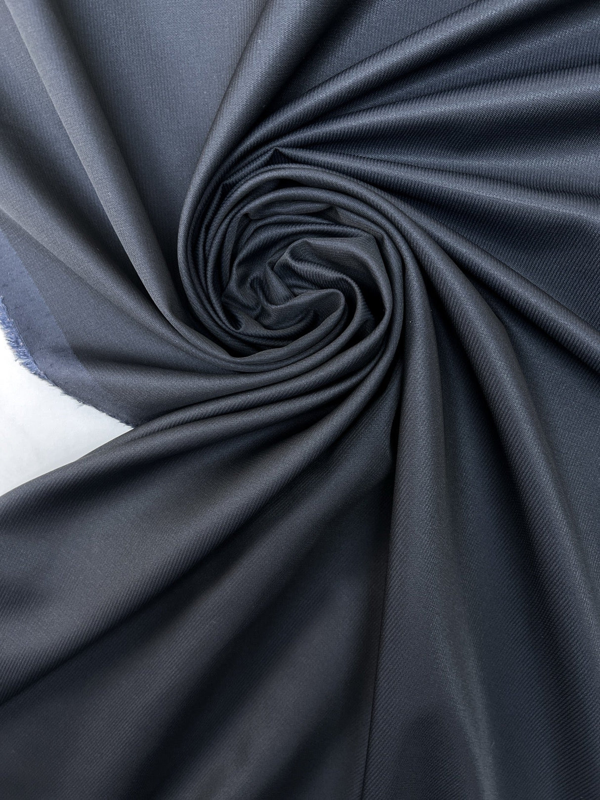 Wool Suit Fabric Blue Black